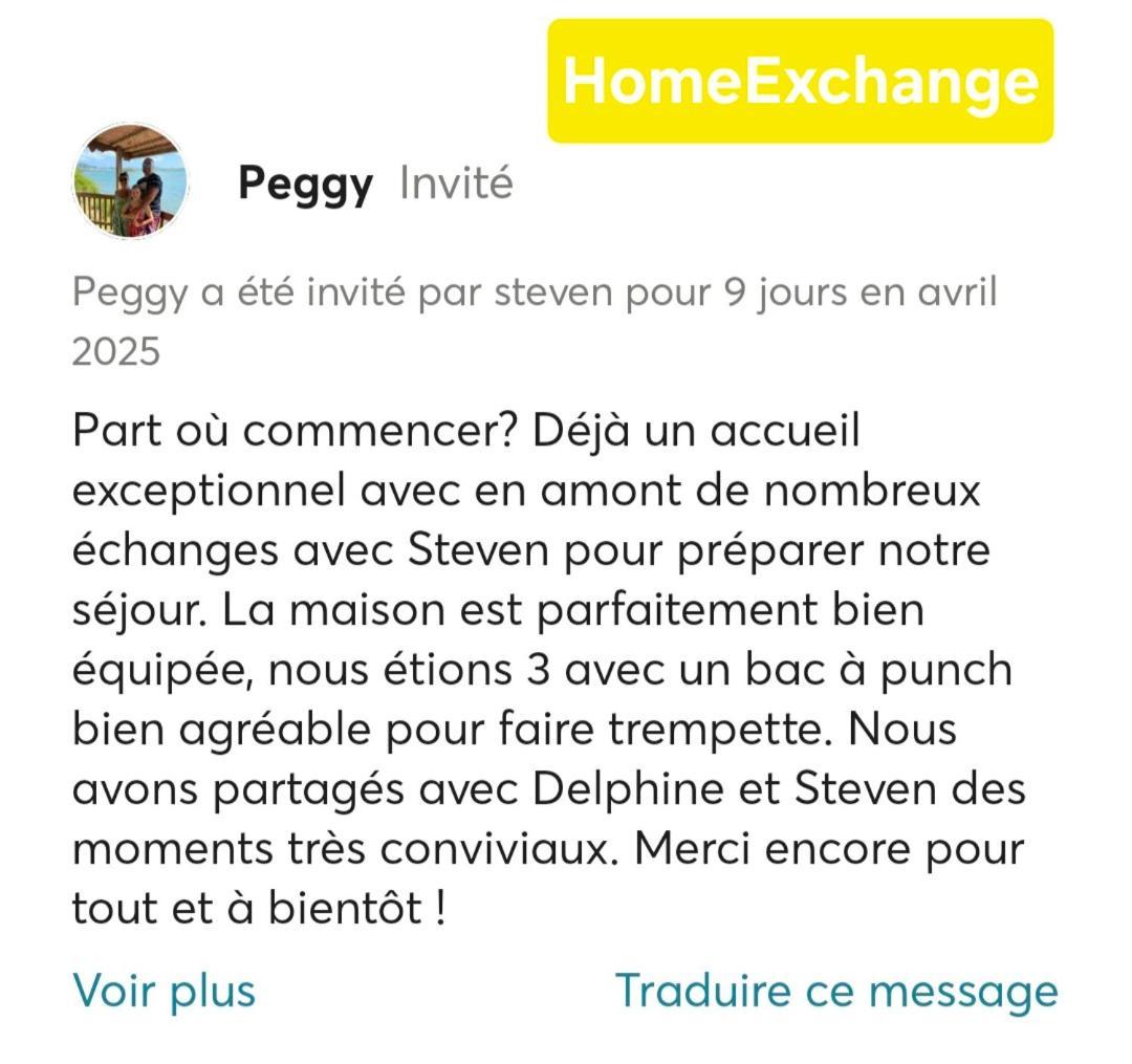 Lodge "Le Temps D'Un Reve" Сен-Франсуа Екстер'єр фото