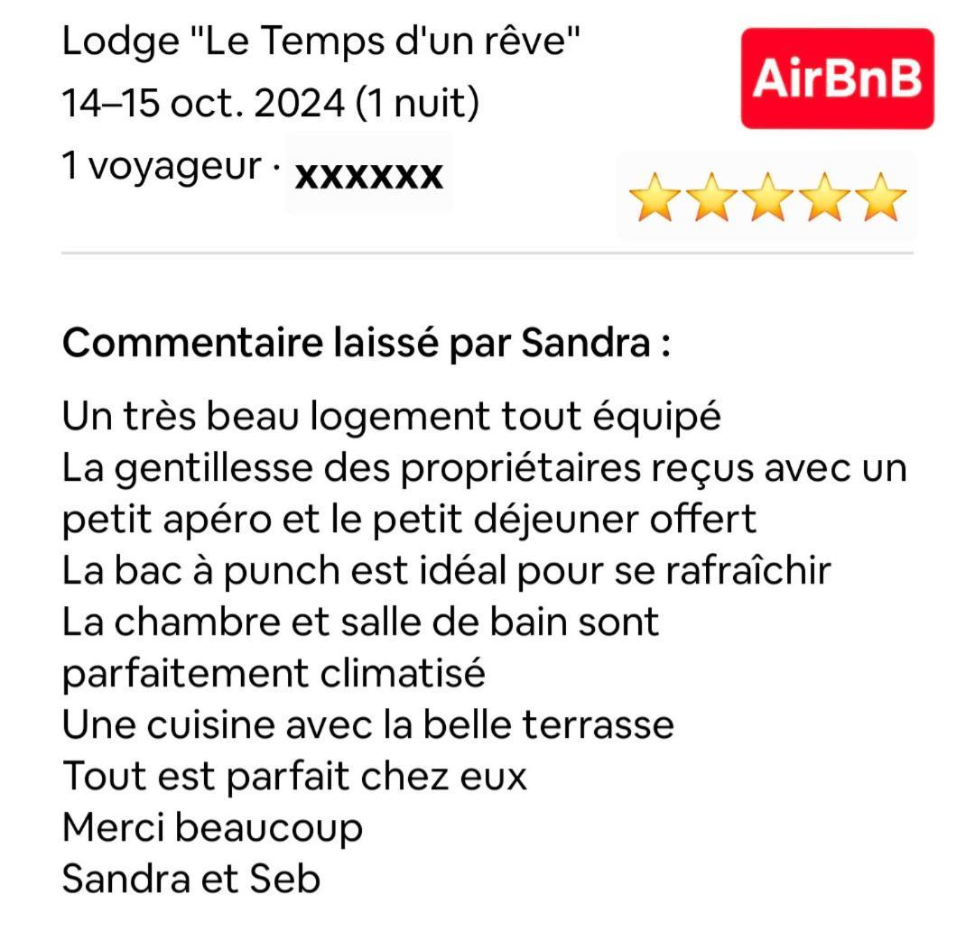 Lodge "Le Temps D'Un Reve" Сен-Франсуа Екстер'єр фото